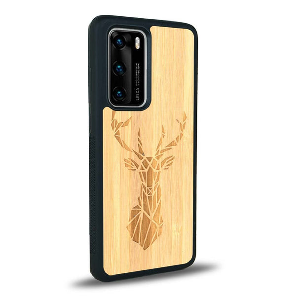 Coque Huawei P40 Pro - Le Cerf - Coque en bois