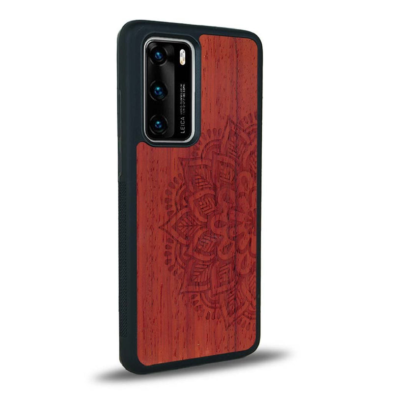 Coque Huawei P40 Pro - Le Mandala Sanskrit - Coque en bois