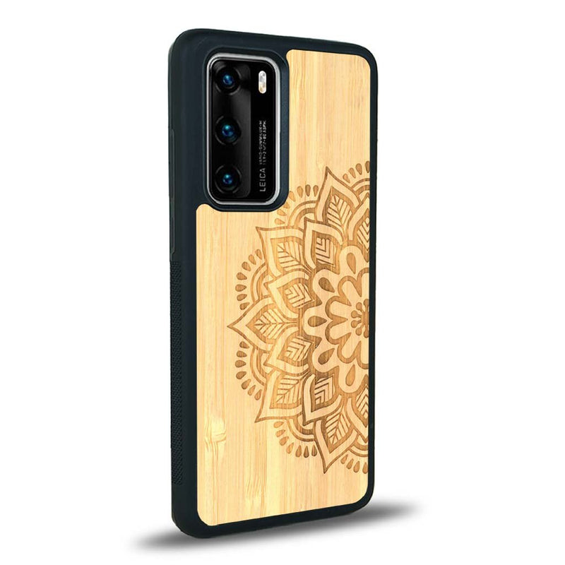 Coque Huawei P40 Pro - Le Mandala Sanskrit - Coque en bois