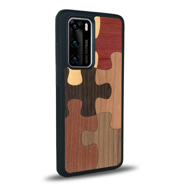 Coque Huawei P40 Pro - Le Puzzle - Coque en bois