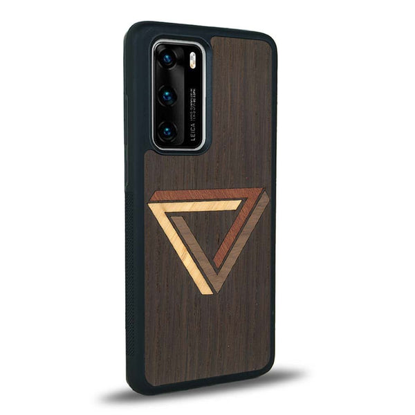 Coque Huawei P40 Pro - Le Triangle - Coque en bois