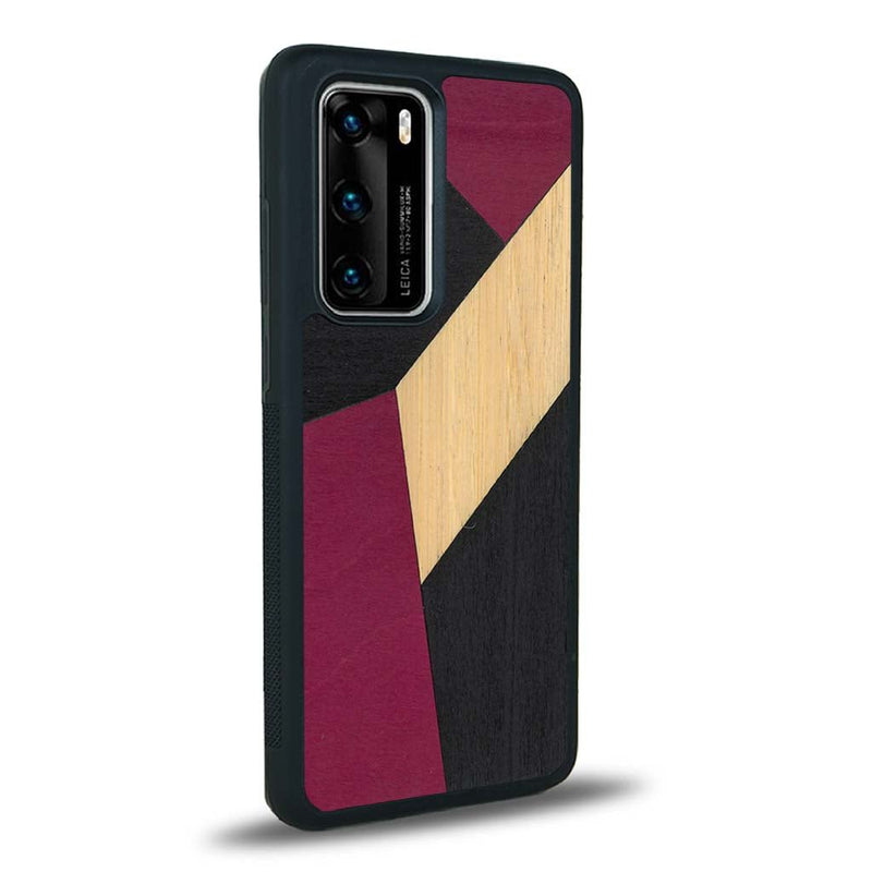 Coque Huawei P40 Pro - L'Eclat Rose - Coque en bois