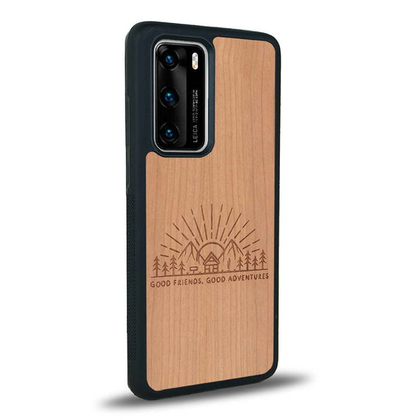 Coque Huawei P40 Pro - Sunset Lovers - Coque en bois