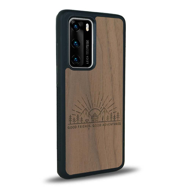 Coque Huawei P40 Pro - Sunset Lovers - Coque en bois