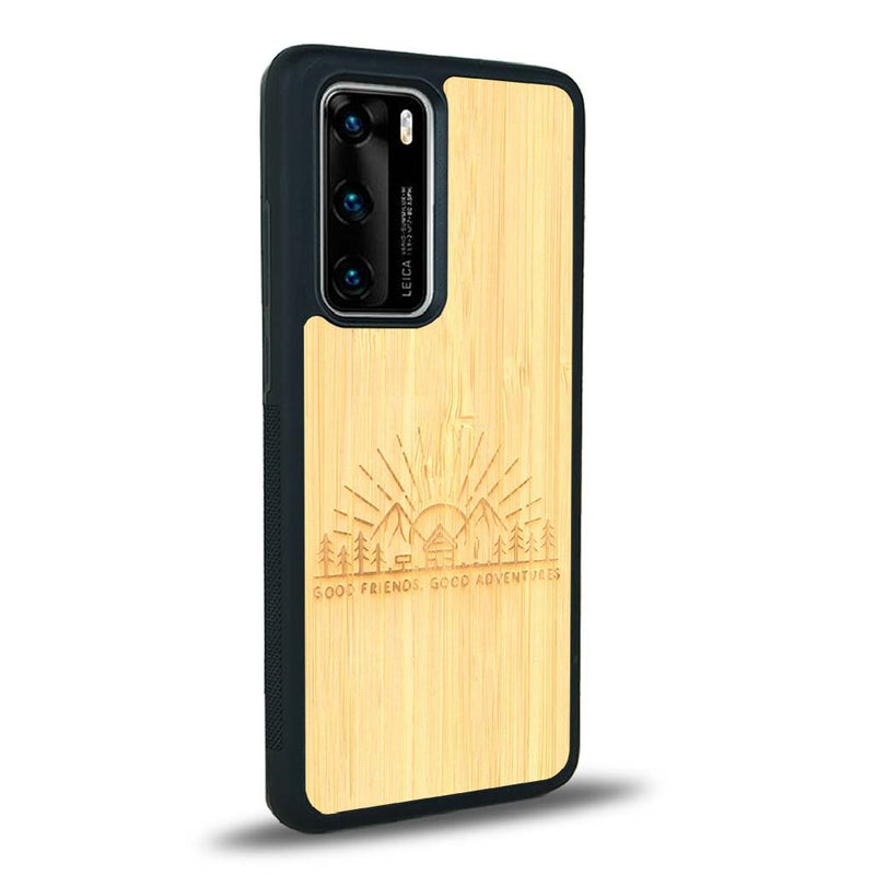 Coque Huawei P40 Pro - Sunset Lovers - Coque en bois