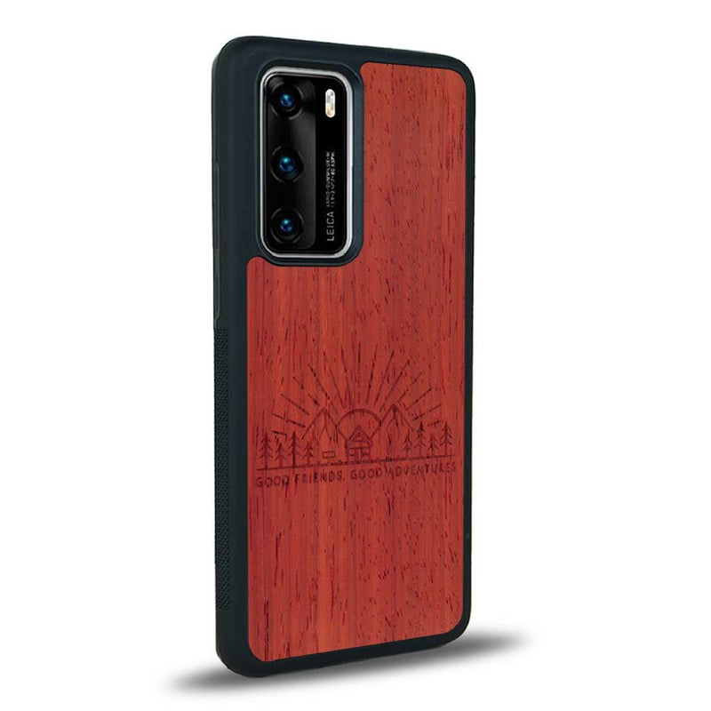 Coque Huawei P40 Pro - Sunset Lovers - Coque en bois