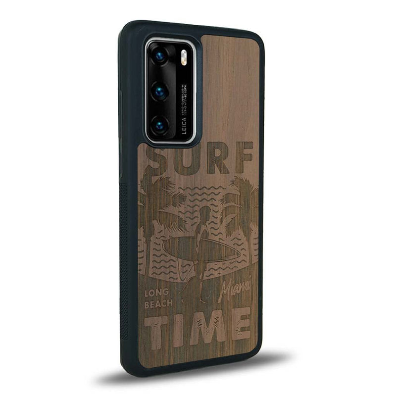 Coque Huawei P40 Pro - Surf Time - Coque en bois