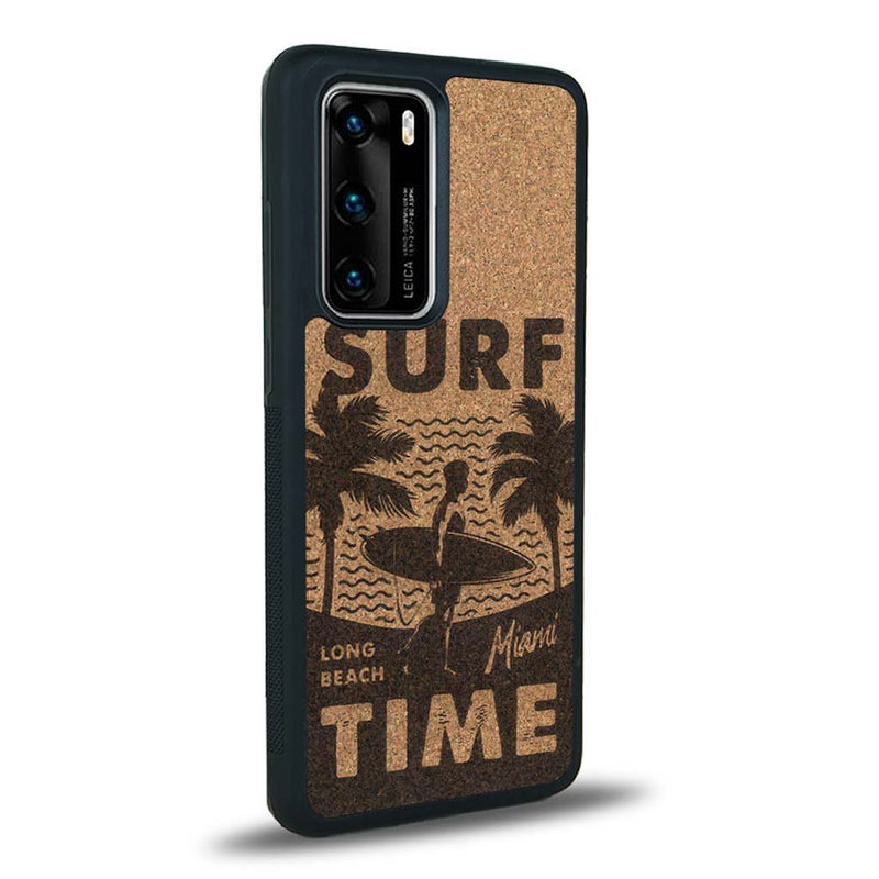 Coque Huawei P40 Pro - Surf Time - Coque en bois