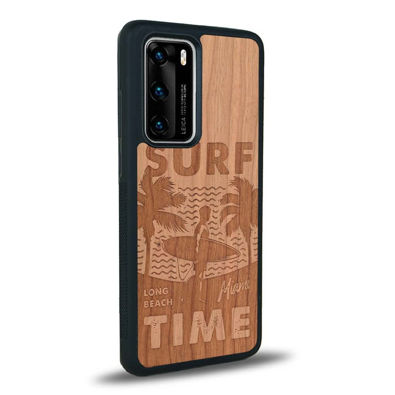 Coque Huawei P40 Pro - Surf Time - Coque en bois