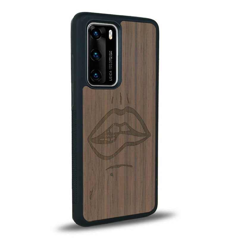 Coque Huawei P40 Pro - The Kiss - Coque en bois