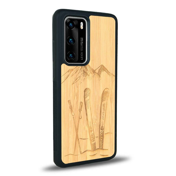 Coque Huawei P40 Pro - Winter Holidays - Coque en bois