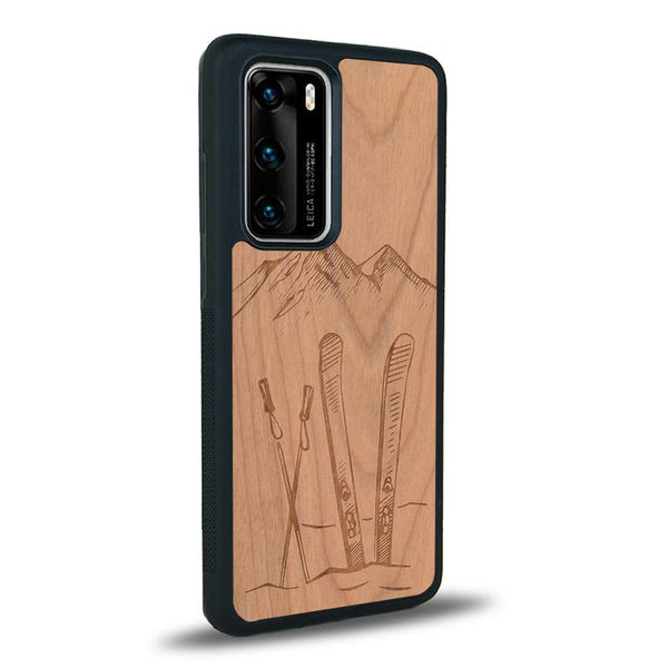 Coque Huawei P40 Pro - Winter Holidays - Coque en bois