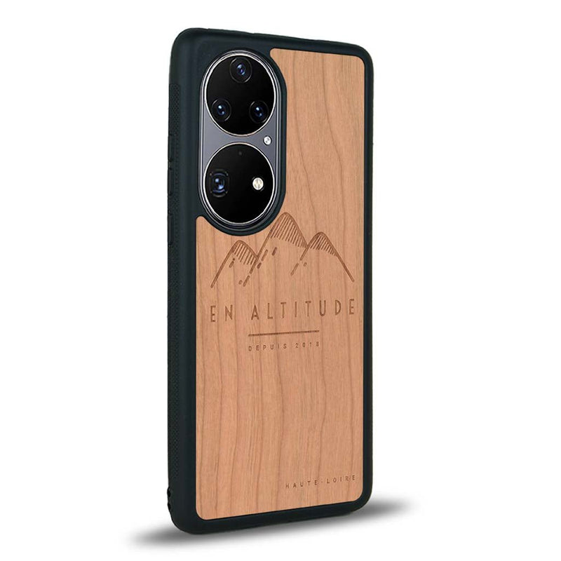 Coque Huawei P50 - En Altitude - Coque en bois