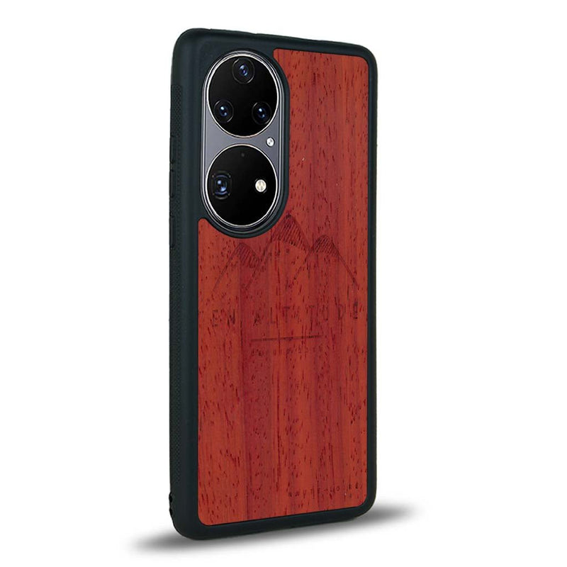 Coque Huawei P50 - En Altitude - Coque en bois