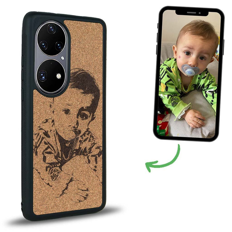 Coque Huawei P50 - La Personnalisable - Coque en bois