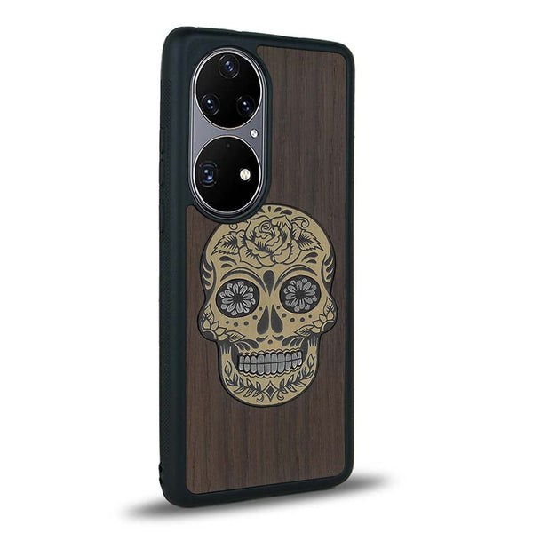 Coque Huawei P50 - La Skull - Coque en bois