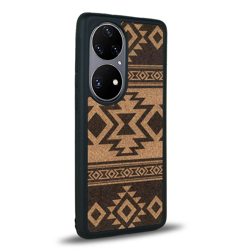 Coque Huawei P50 - L'Aztec - Coque en bois