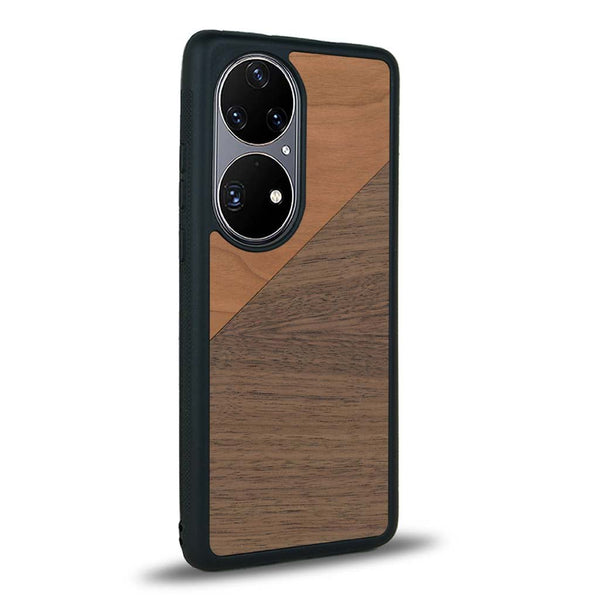 Coque Huawei P50 - Le Duo - Coque en bois