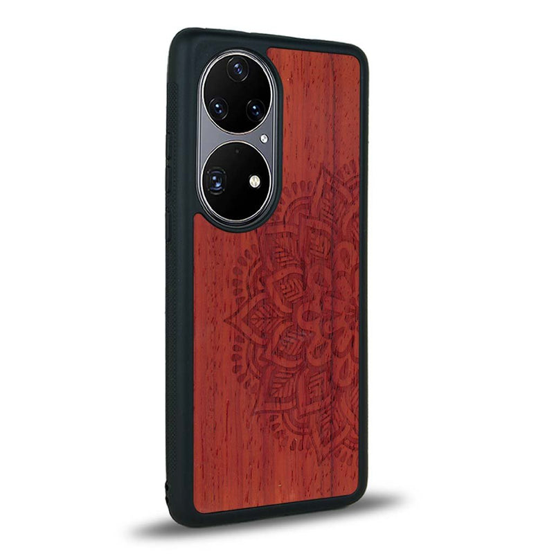 Coque Huawei P50 - Le Mandala Sanskrit - Coque en bois