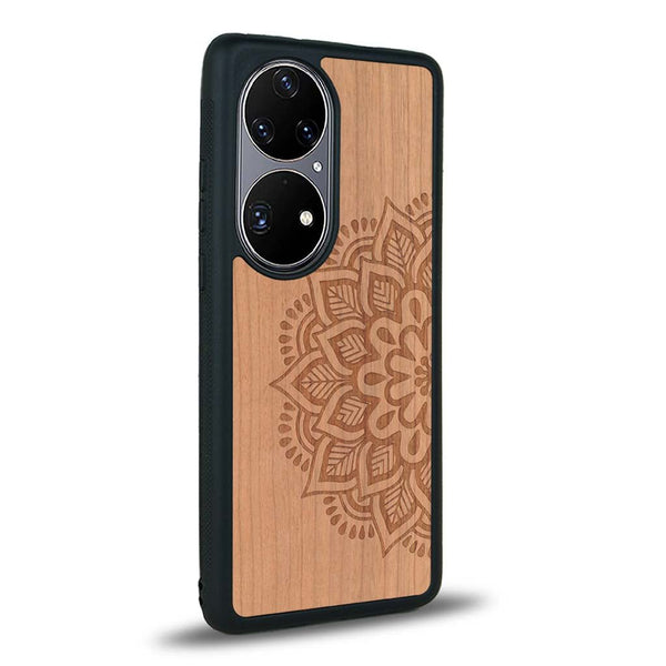 Coque Huawei P50 - Le Mandala Sanskrit - Coque en bois