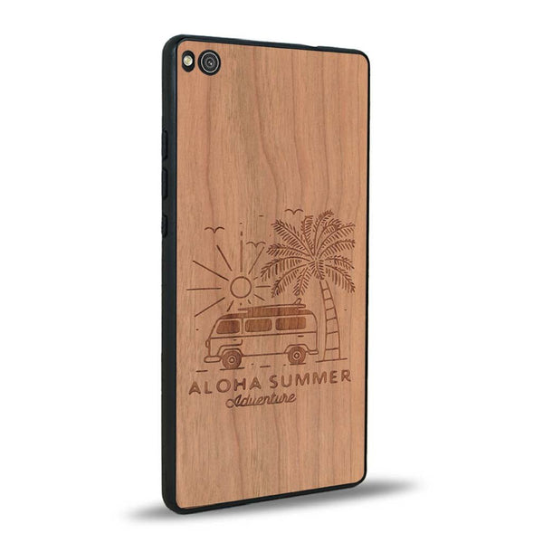 Coque Huawei P8 - Aloha Summer - Coque en bois