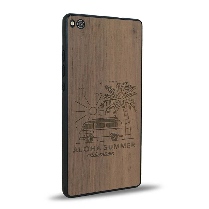 Coque Huawei P8 - Aloha Summer - Coque en bois
