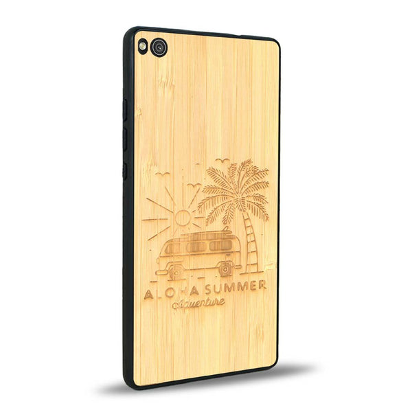Coque Huawei P8 - Aloha Summer - Coque en bois