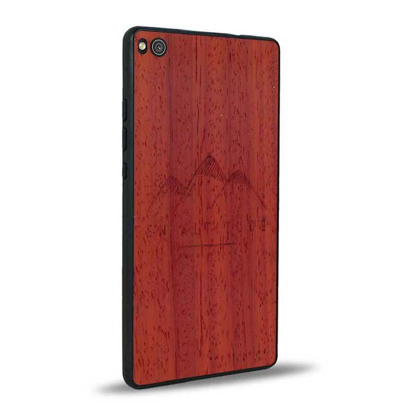 Coque Huawei P8 - En Altitude - Coque en bois