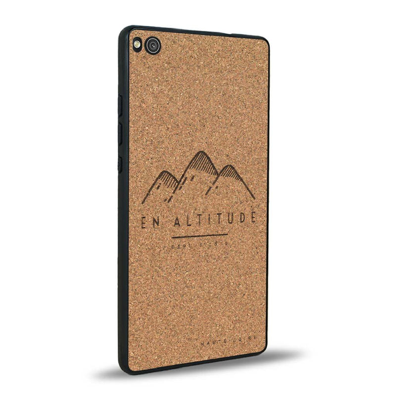 Coque Huawei P8 - En Altitude - Coque en bois