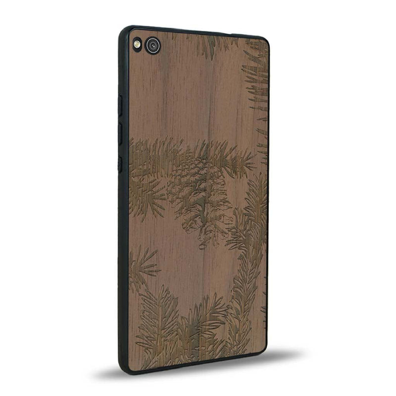 Coque Huawei P8 - La Pomme de Pin - Coque en bois