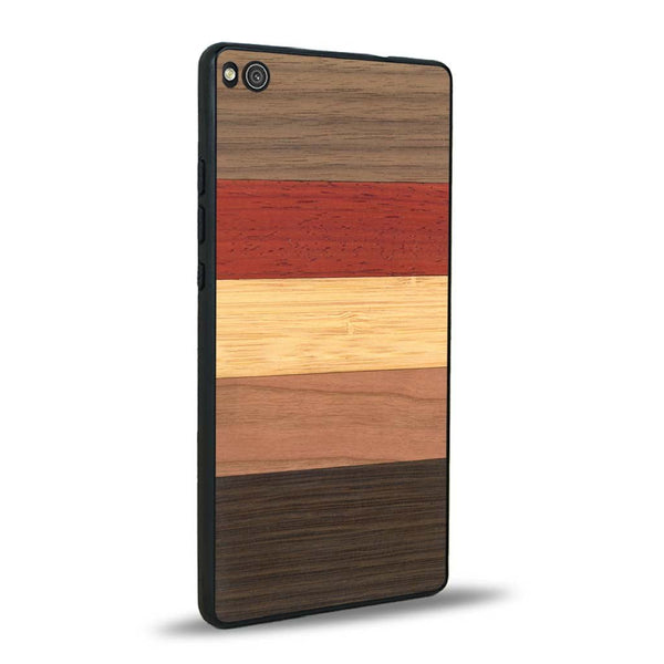 Coque Huawei P8 - L'Arc-en-ciel - Coque en bois