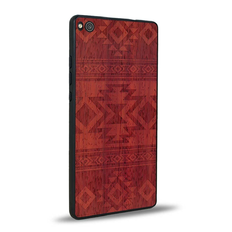 Coque Huawei P8 - L'Aztec - Coque en bois