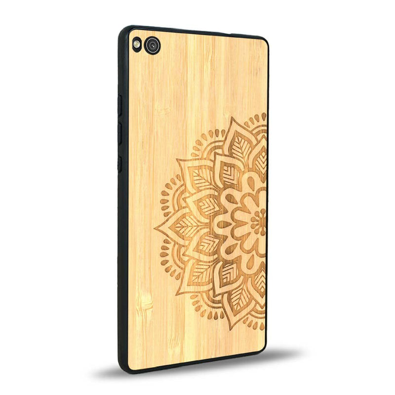 Coque Huawei P8 - Le Mandala Sanskrit - Coque en bois