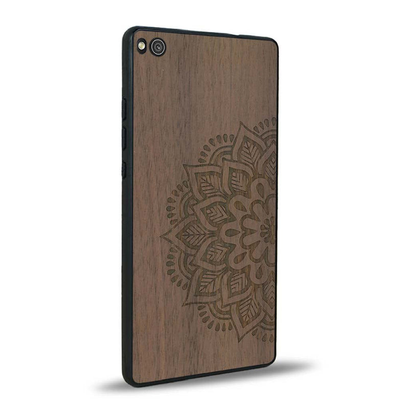 Coque Huawei P8 - Le Mandala Sanskrit - Coque en bois