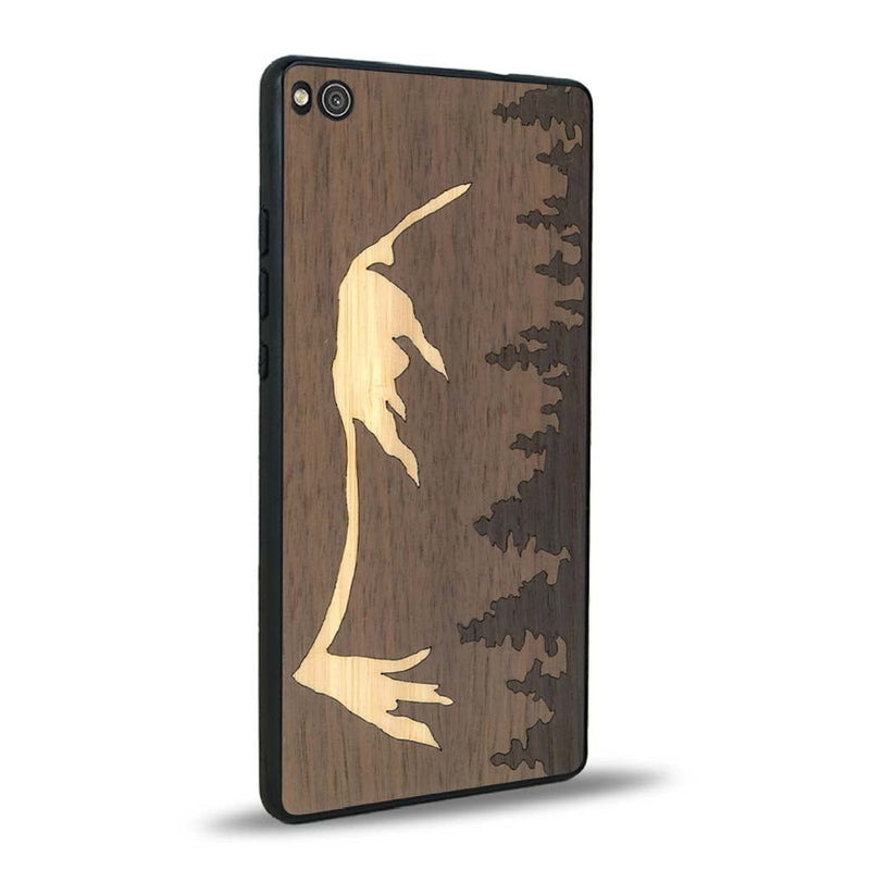 Coque Huawei P8 - Le Mont Mézenc - Coque en bois