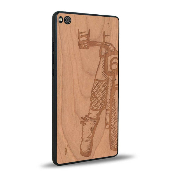 Coque Huawei P8 - On The Road - Coque en bois