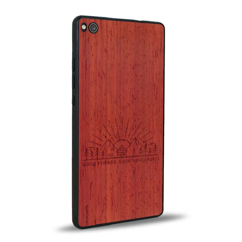 Coque Huawei P8 - Sunset Lovers - Coque en bois