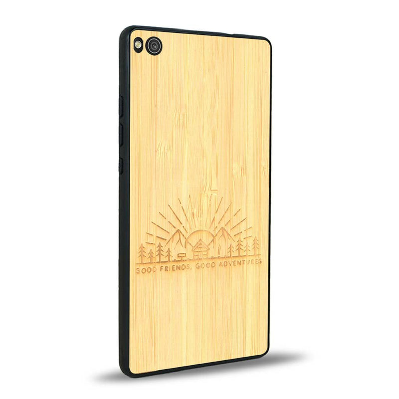 Coque Huawei P8 - Sunset Lovers - Coque en bois