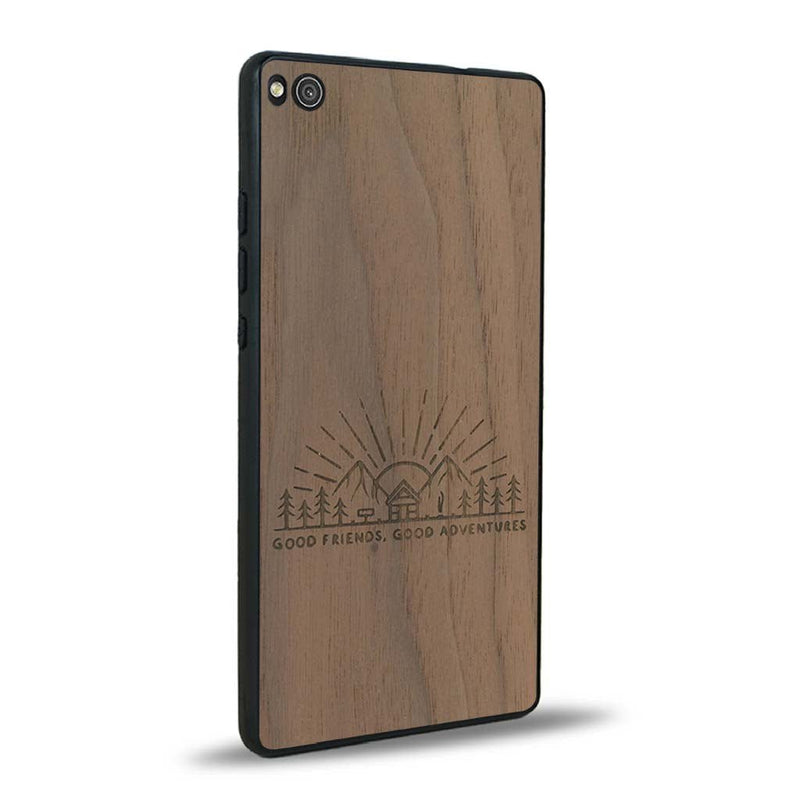 Coque Huawei P8 - Sunset Lovers - Coque en bois