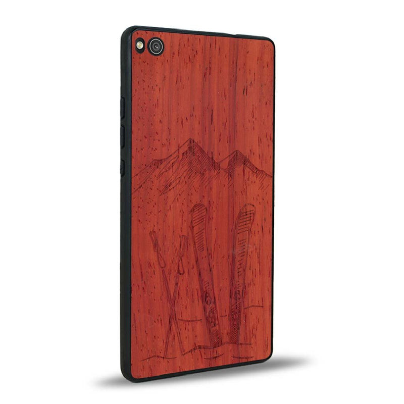 Coque Huawei P8 - Winter Holidays - Coque en bois