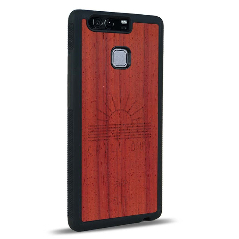 Coque Huawei P9 - La Chill Out - Coque en bois