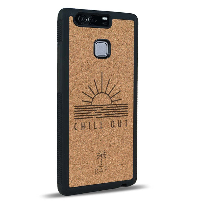 Coque Huawei P9 - La Chill Out - Coque en bois