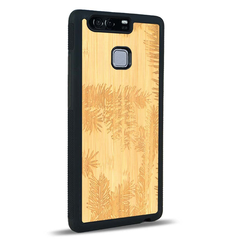 Coque Huawei P9 - La Pomme de Pin - Coque en bois