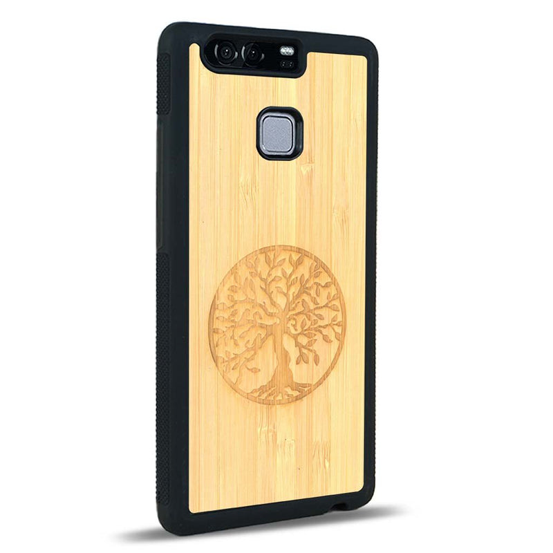 Coque Huawei P9 - L'Arbre de Vie - Coque en bois