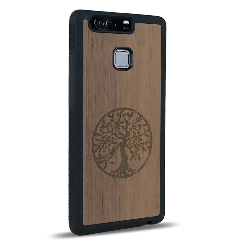 Coque Huawei P9 - L'Arbre de Vie - Coque en bois