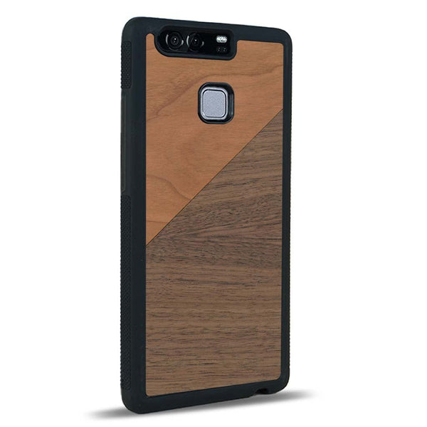 Coque Huawei P9 - Le Duo - Coque en bois