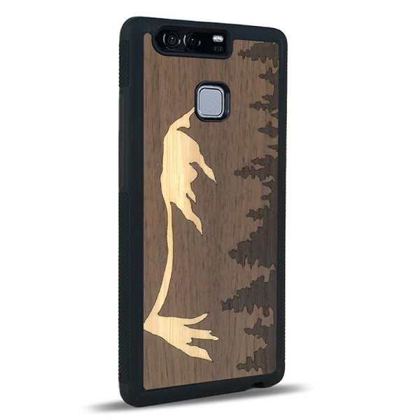 Coque Huawei P9 - Le Mont Mézenc - Coque en bois