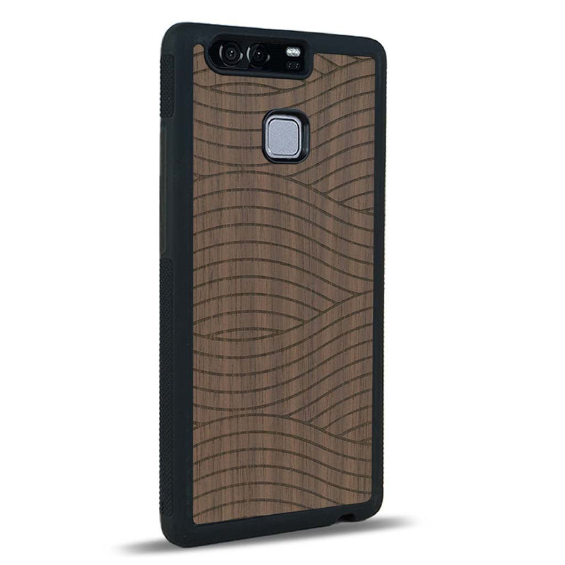 Coque Huawei P9 - Le Wavy Style - Coque en bois