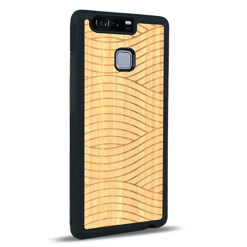 Coque Huawei P9 - Le Wavy Style - Coque en bois