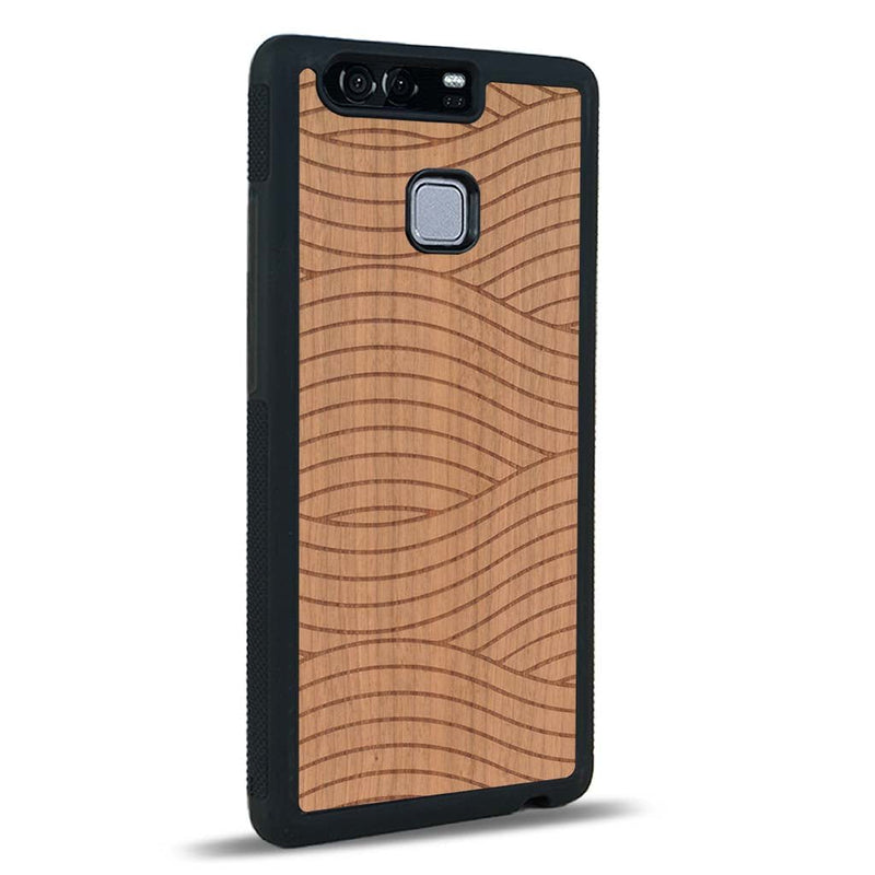 Coque Huawei P9 - Le Wavy Style - Coque en bois